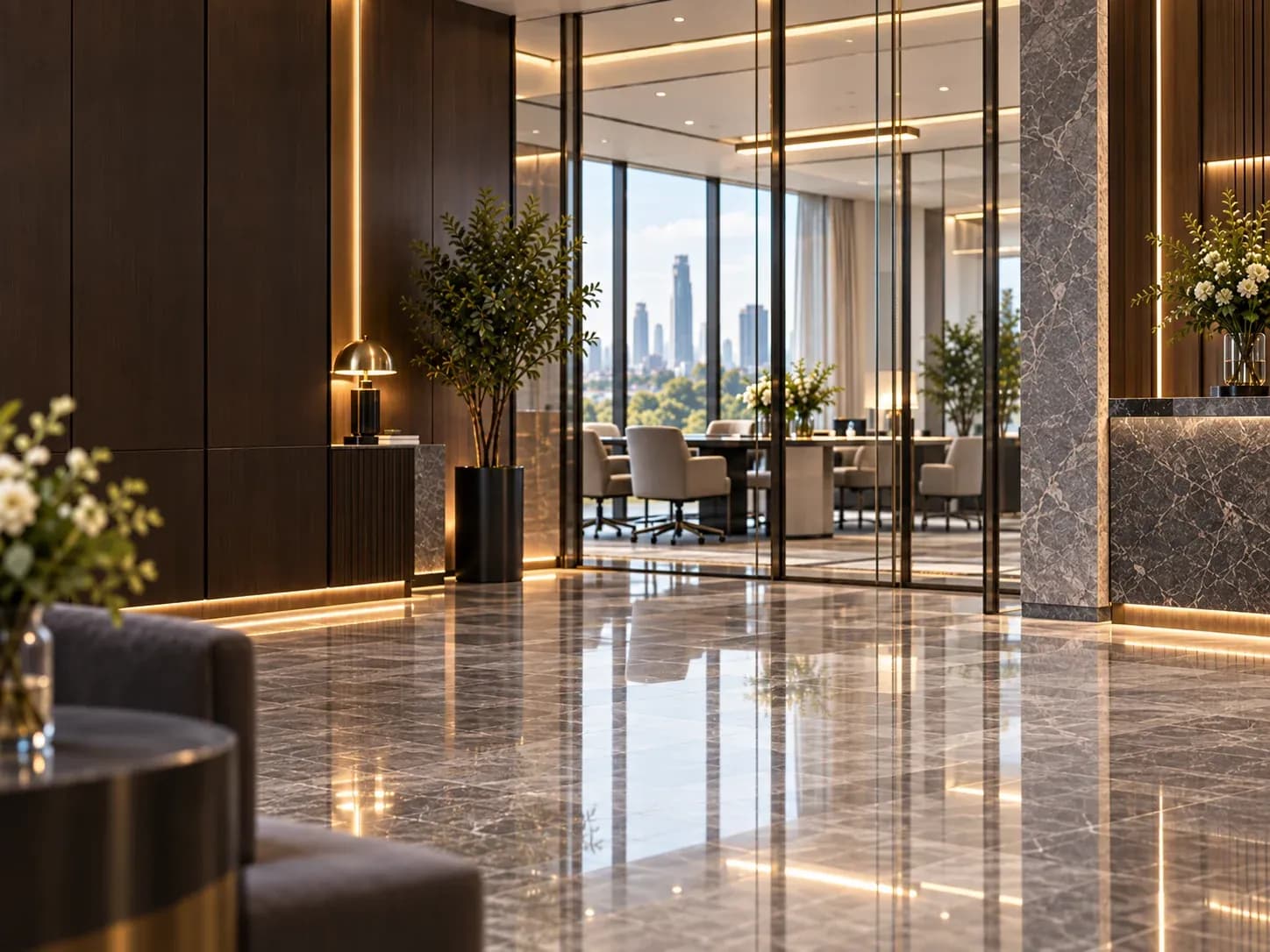 ทำความสะอาดหลังการก่อสร้าง
